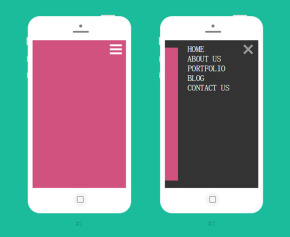 6款漂亮的html5手机导航菜单代码