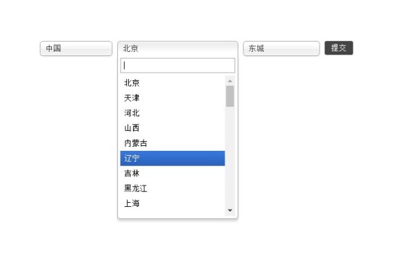 jQuery世界城市三级联动下拉选择代码