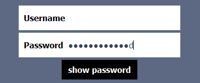 jquery控制文本框输入密码时有短暂的显示过程