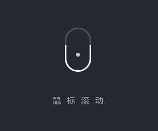 CSS3网站鼠标滚动图标动画