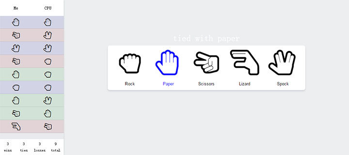 jQuery石头剪刀布猜拳网页小游戏代码