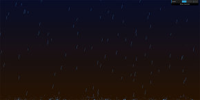 HTML5 Canvas模拟下雨动画场景