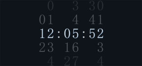 css3+js简单数字时钟代码