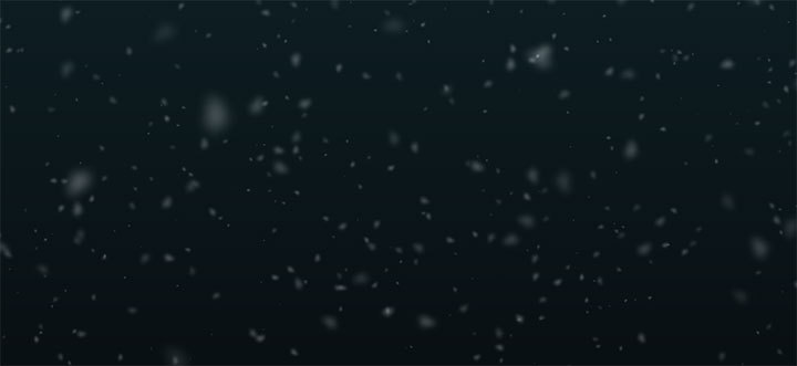 HTML5+WebGL 3D雪花飘落动画特效