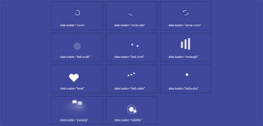 11种CSS3图标加载矢量动画特效