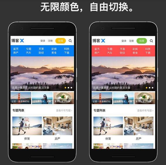 WordPress自适应个人文章博客主题模板 博客X V1.3.1去授权版