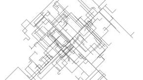 黑色线条图像canvas特效