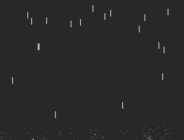 html5 canvas下雨滴掉落动画特效