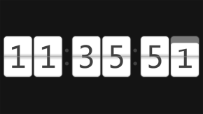 html5数字翻页时钟代码