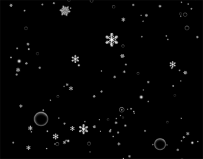 html5 canvas新年下雪背景动画特效