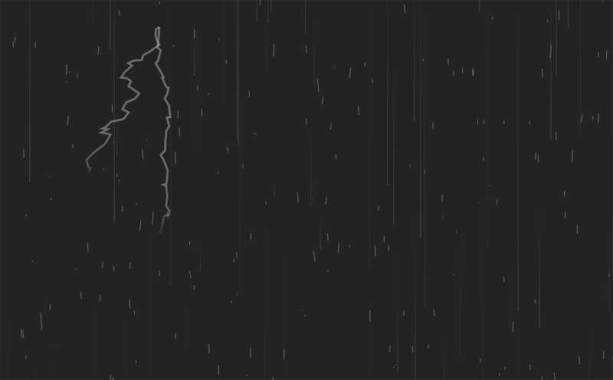 html5 canvas闪电暴风雨动画场景特效