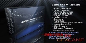 AE模板-体育电视栏目包装片头 Sport Show