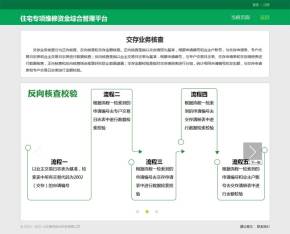 绿色简单的流程介绍页面模板