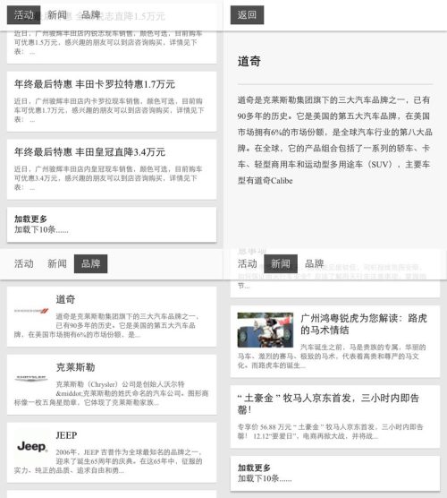 HTML5汽车新闻手机网站模板源码下载