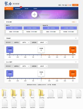 聚力联盟广告后台统计页面html模板源码