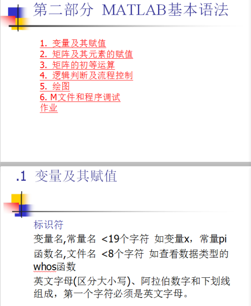 MATLAB常用基本语法 中文PDF