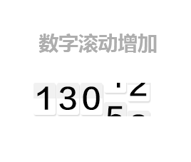 jQuery数字滚动累加动画效果