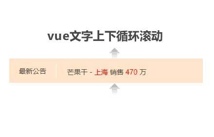 vue动态数据文字滚动代码