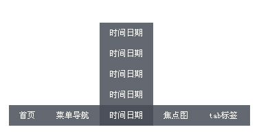 jQuery鼠标悬停导航向上显示二级菜单代码