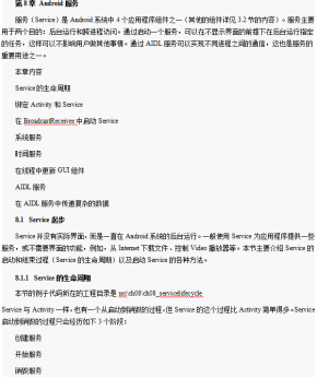 Android服务Service_详解
