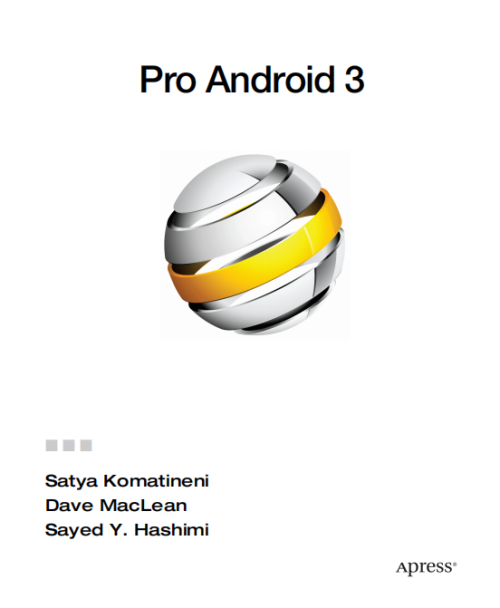 android 开发书籍 Pro Android 3 英文PDF