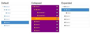 jQuery bootstrap响应式树形菜单代码