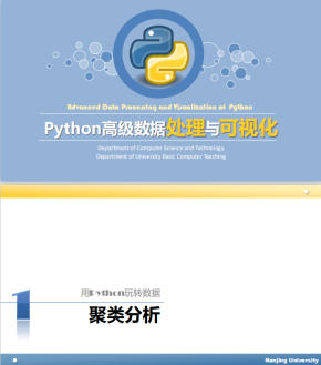 python高级数据处理与可视化 PDF