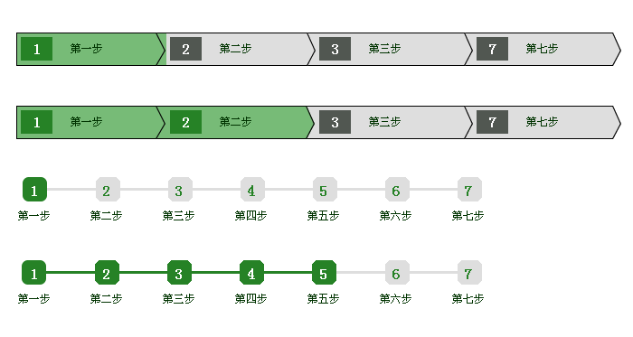 jQuery多步骤进度条_网页步骤流程进度条代码