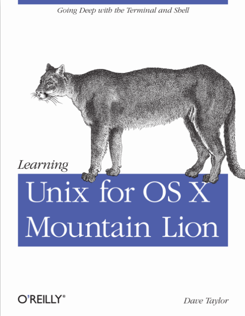 Learning Unix for OS X Mountain Lion 英文pdf