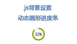 js设置css background-position属性动态加载圆形进度条动画代码