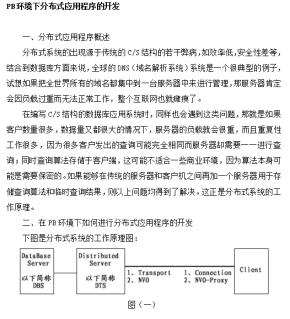 PB环境下分布式应用程序的开发 中文