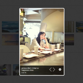 jQuery lightbox幻灯片插件图片灯箱预览效果