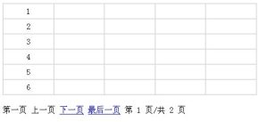 js table设置表格行tr分页代码