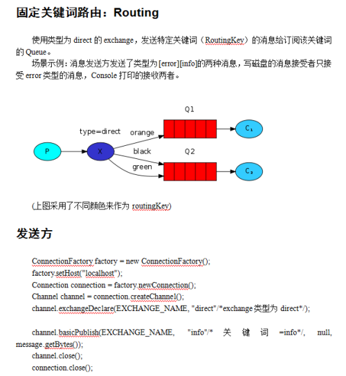 RabbitMQ的工作队列和路由