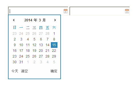 jQuery.jcDate时间选择插件鼠标点击text文本框滑动弹出日期选择器