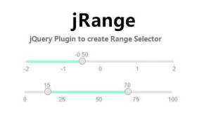 jQuery范围选择拖动滑块插件