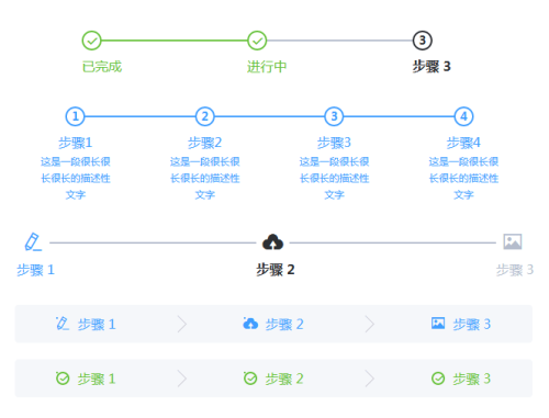 基于VUE响应式步骤进度条样式代码