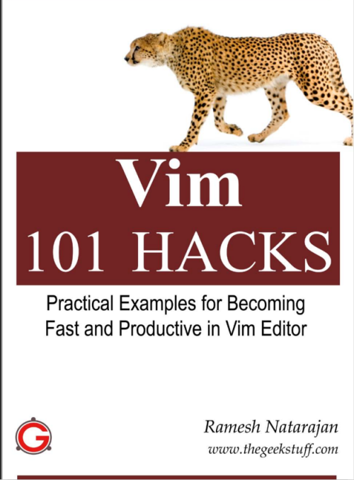 Vim 101 Hacks（ Ramesh Natarajan） 英文PDF