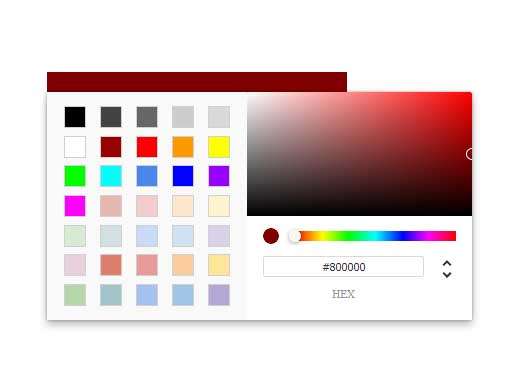 实用的颜色选取器插件