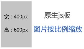 原生JavaScript制作网页div里面大图片按比例缩放排列