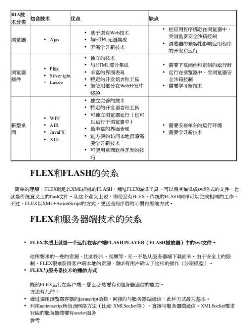 FLEX技术结构 中文