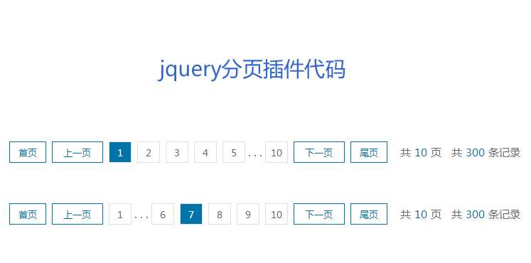 jQuery实用的列表分页插件代码