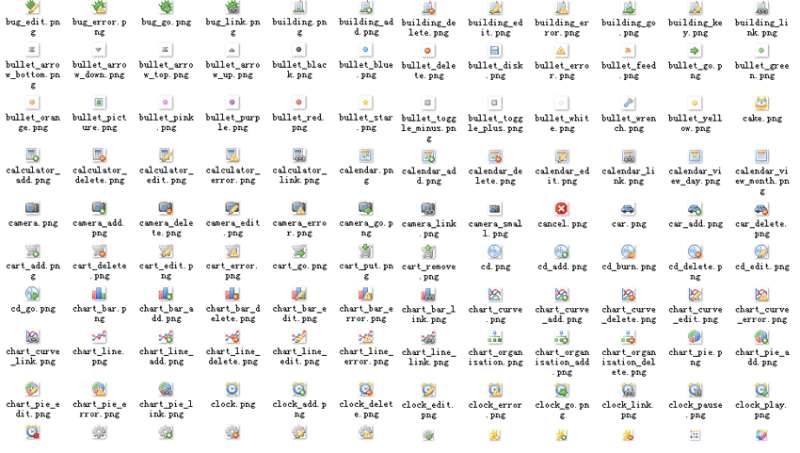 1000个网页常用工具包16x16小图标png下载