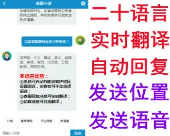 【二十种语言防黑外贸】php在线客服聊天系统网站源码支持app小程序公众号H5即时通讯