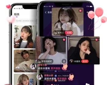 一对一视频语音直播交友，同城附近交友直播平台源码系统开发搭建