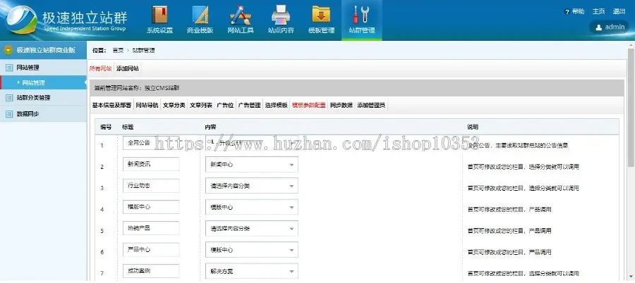 极速独立站群,cms独立站群,跨服务器站群,门户网站群系统
