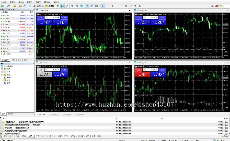 外汇MT4正版小白标 搭建 Trader 4 