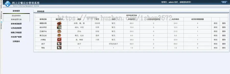 Java Web项目源码 34 在线点餐管理系统后端技术:SSM框架