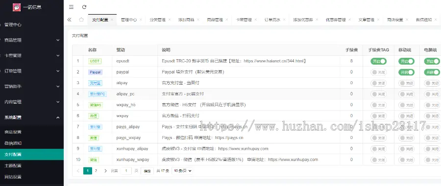 个人自动发货卡密商城系统源码虚拟物品资源知识付费自助下单免签Z易支付/usdt/PayPal/