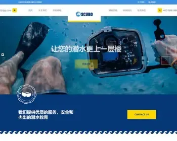 【正版授权】自适应工厂企业水上运动设备潜水服务展示官网建设开发